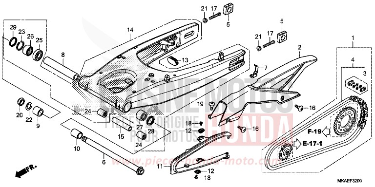 SCHWINGE von Integra 750 MAT ALPHA SILVER METALLIC (NHB73) von 2018